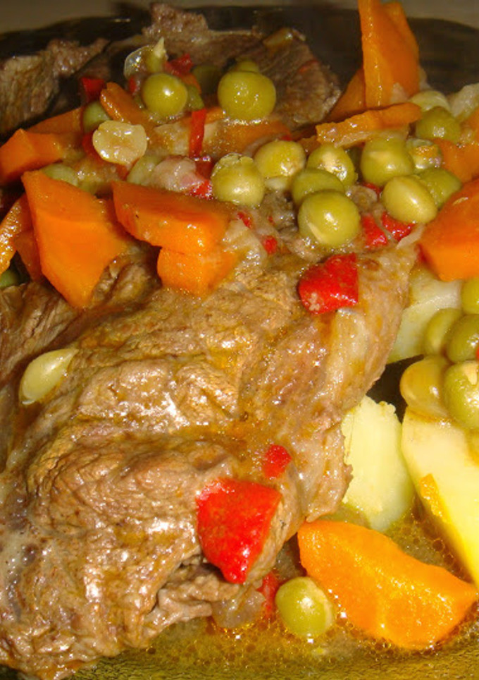 Una foto de Bifes a la criolla liviano