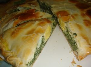 Una foto de Tarta pascualina con ricota