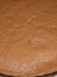 Una foto de Soufflée de chocolate