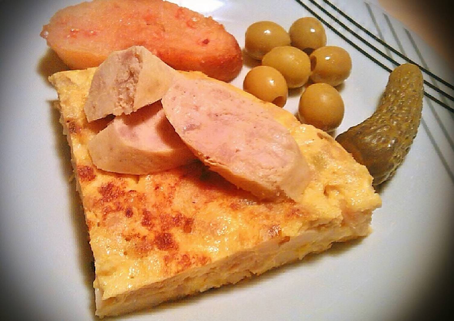 Tortilla de butifarra de huevo o de carnaval Receta de josevillalta