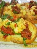 Bruschettas Mediterráneas