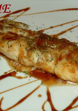 Una foto de Bacalao agridulce
