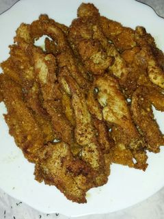 Una foto de Fingers de pollo con kikos