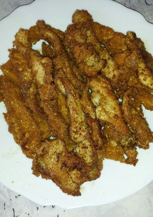 Una foto de Fingers de pollo con kikos