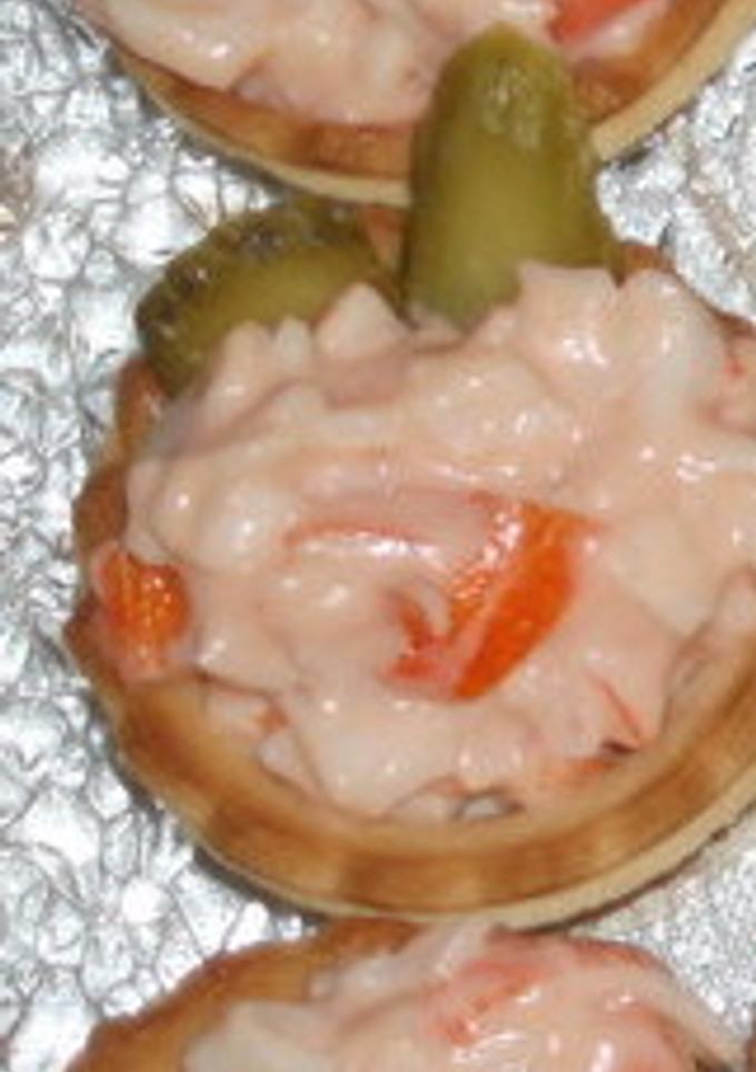 Una foto de Tartaletas: Barquitos de gambas