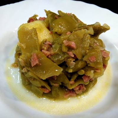 Judías verdes rehogadas con jamón Receta de AnabelBernal- Cookpad