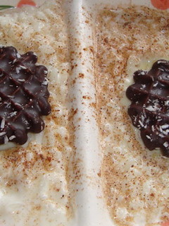 Una foto de Arroz con leche condensada