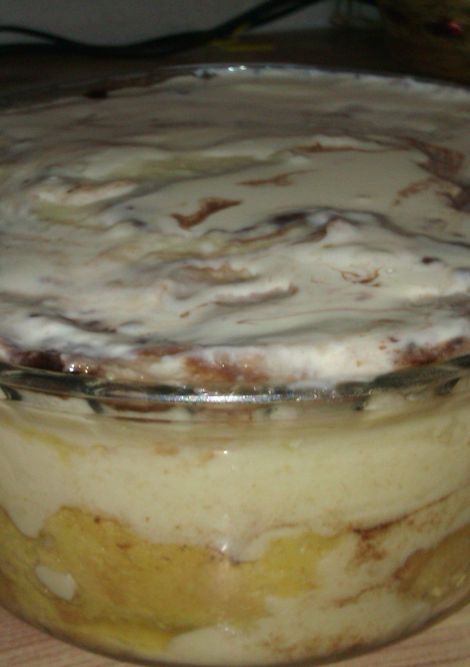 Una foto de Postre de vainillas con la crema pastelera de Evelyn Cos