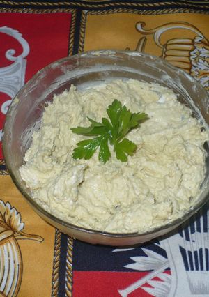Una foto de Humus o paté de garbanzo