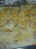 Filetes con almendras y bechamel