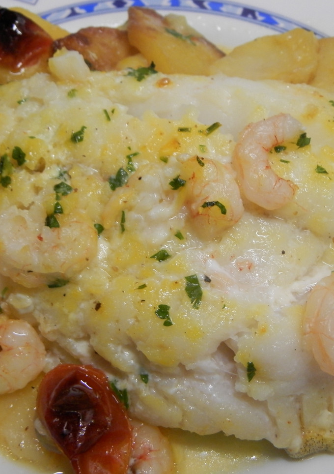 Una foto de Filete de bacalao al horno