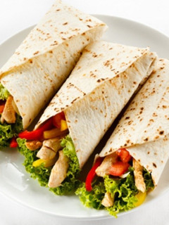 Una foto de Burritos vegetarianos