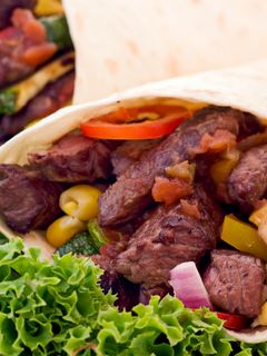 Una foto de Fajitas wrap