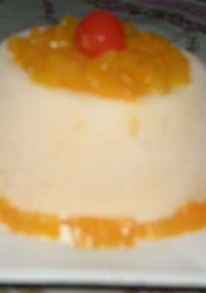 Una foto de Crema helada de durazno