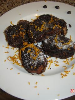 Una foto de Torrijas de chocolate al aroma de naranja