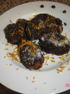Una foto de Torrijas de chocolate al aroma de naranja