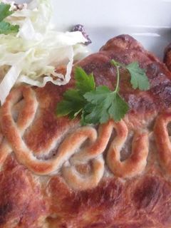 Una foto de Tartita de pollo para papá