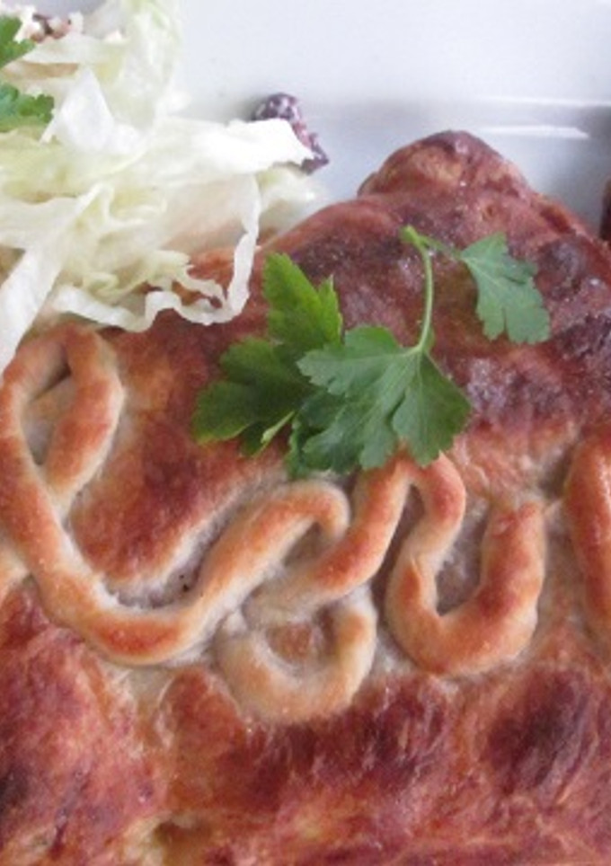 Una foto de Tartita de pollo para papá