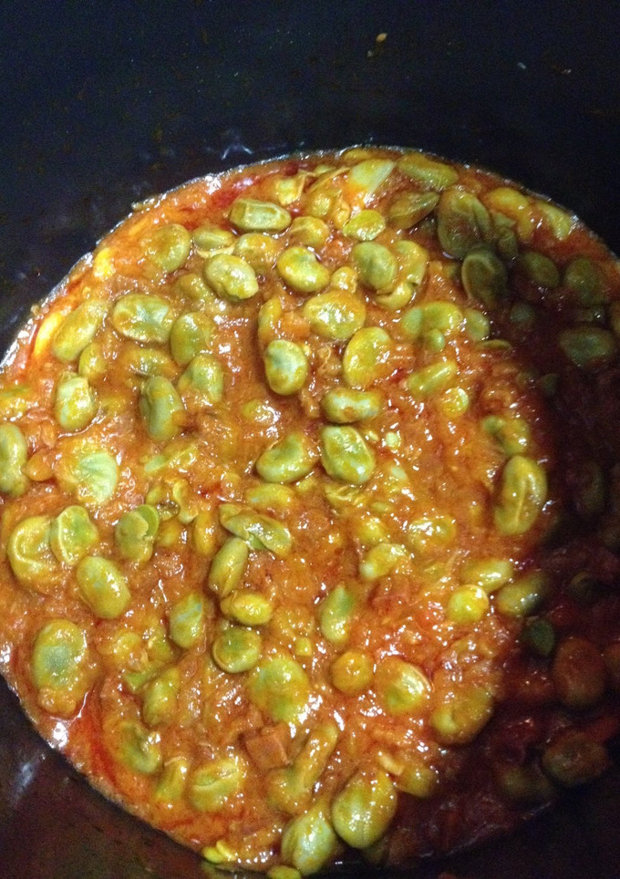 Una foto de Habas a la catalana en cookeo y tradicional