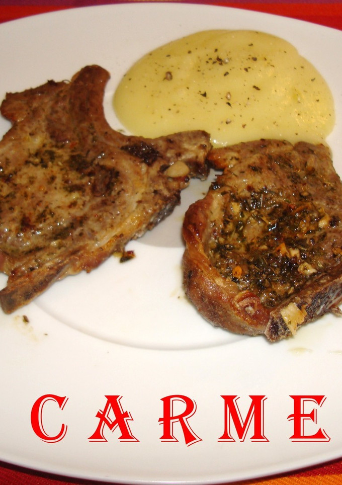 Una foto de Chuletas de cerdo especiadas