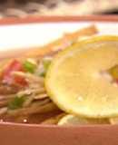 Sopa de lima de Yucatán