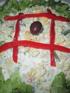Una foto de Ensaladilla con pechuga de pavo y mayonesa al limón