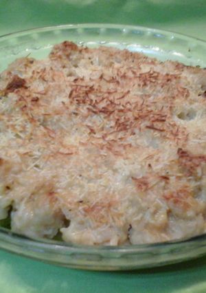 Una foto de Coliflor gratinada 