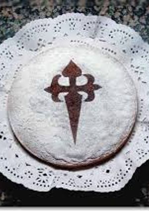 Una foto de Tarta de Santiago