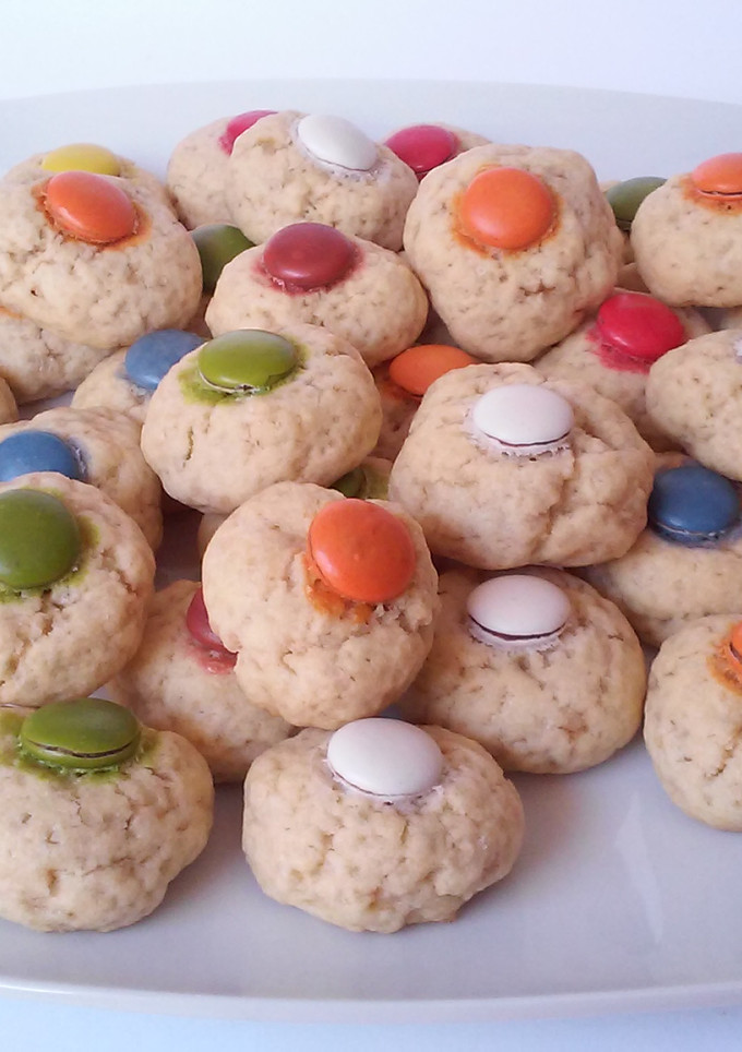 Una foto de Galletas con lacasitos (sin huevo)