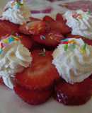 Fresas con color