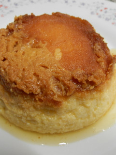 Una foto de Flan de queso tetilla