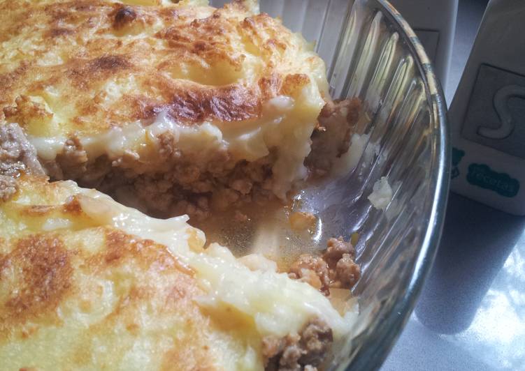 Pastel de Carne con patata y queso