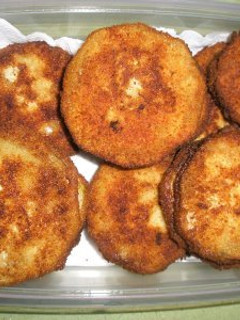 Una foto de Milanesas frías de berenjenas "La Playera"