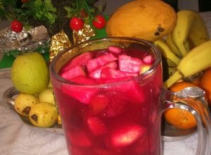 Una foto de Agua de betabel o remolacha