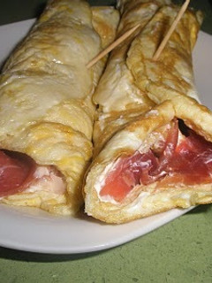 Una foto de Rollitos de tortilla de papa "pa vos también"