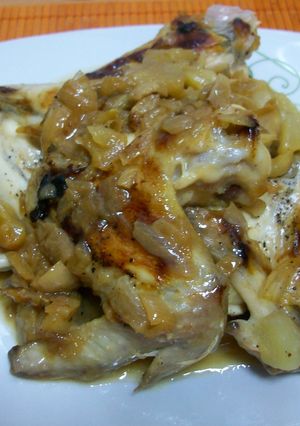 Una foto de Alitas de pollo a la manzana