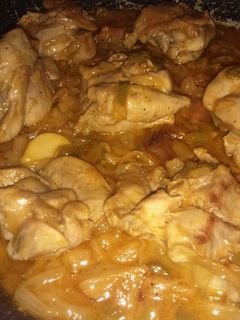 Una foto de Contramuslos de pavo al vino