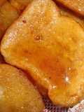 Minis torrijas de vino con miel
