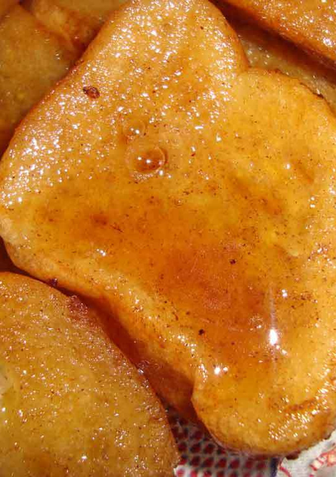 Una foto de Minis torrijas de vino con miel
