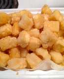 Mordiscos crujientes de tofu picante