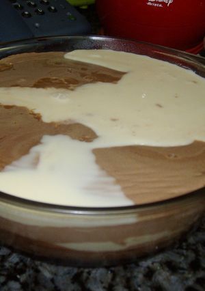 Una foto de Tarta tres chocolates Thermomix