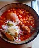 Pozole de pollo
