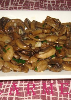 Una foto de Champiñones a la sidra