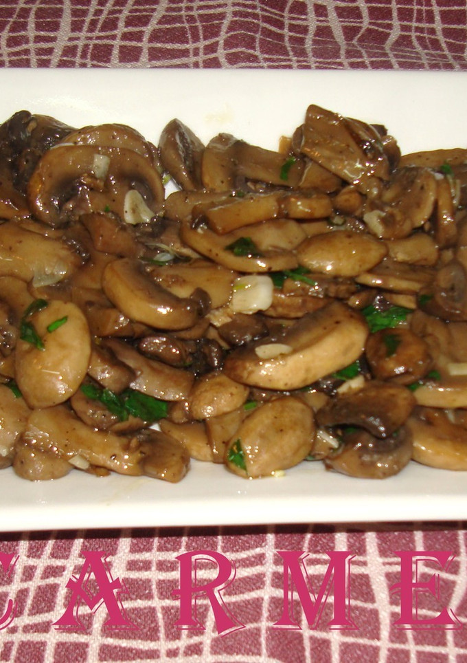 Una foto de Champiñones a la sidra