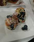 Muffins (panquecitos) perfectos de Blueberrie con cubierta Strussel