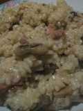 Risotto funghi con dados de beacon