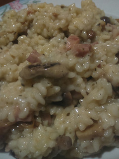 Una foto de Risotto funghi con dados de beacon