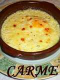 Huevos al queso de Menorca
