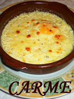 Una foto de Huevos al queso de Menorca