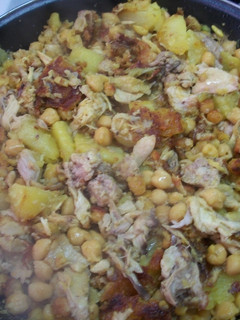 Una foto de Cocido frito de la región de Murcia